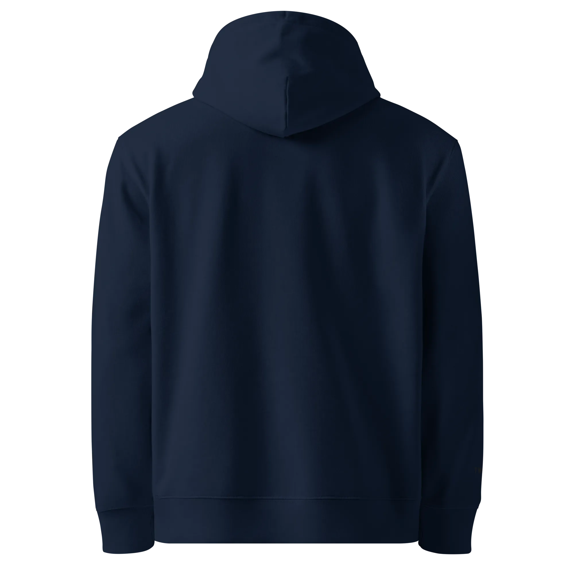FORGED Hoodie in French Navy back view