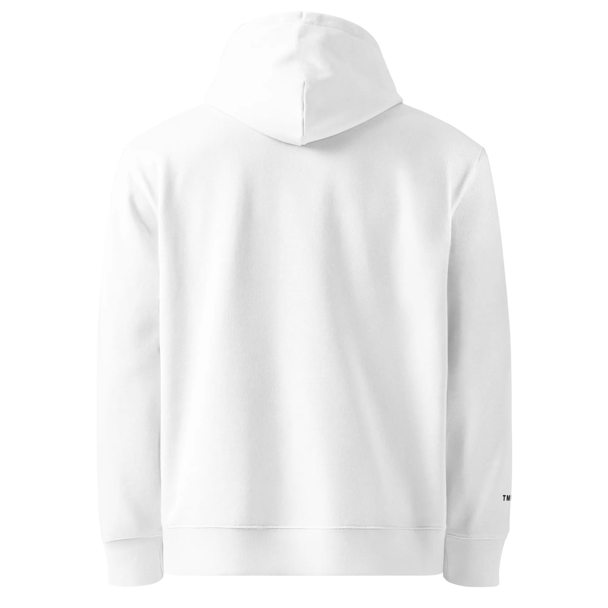 FORGED Hoodie in White back view