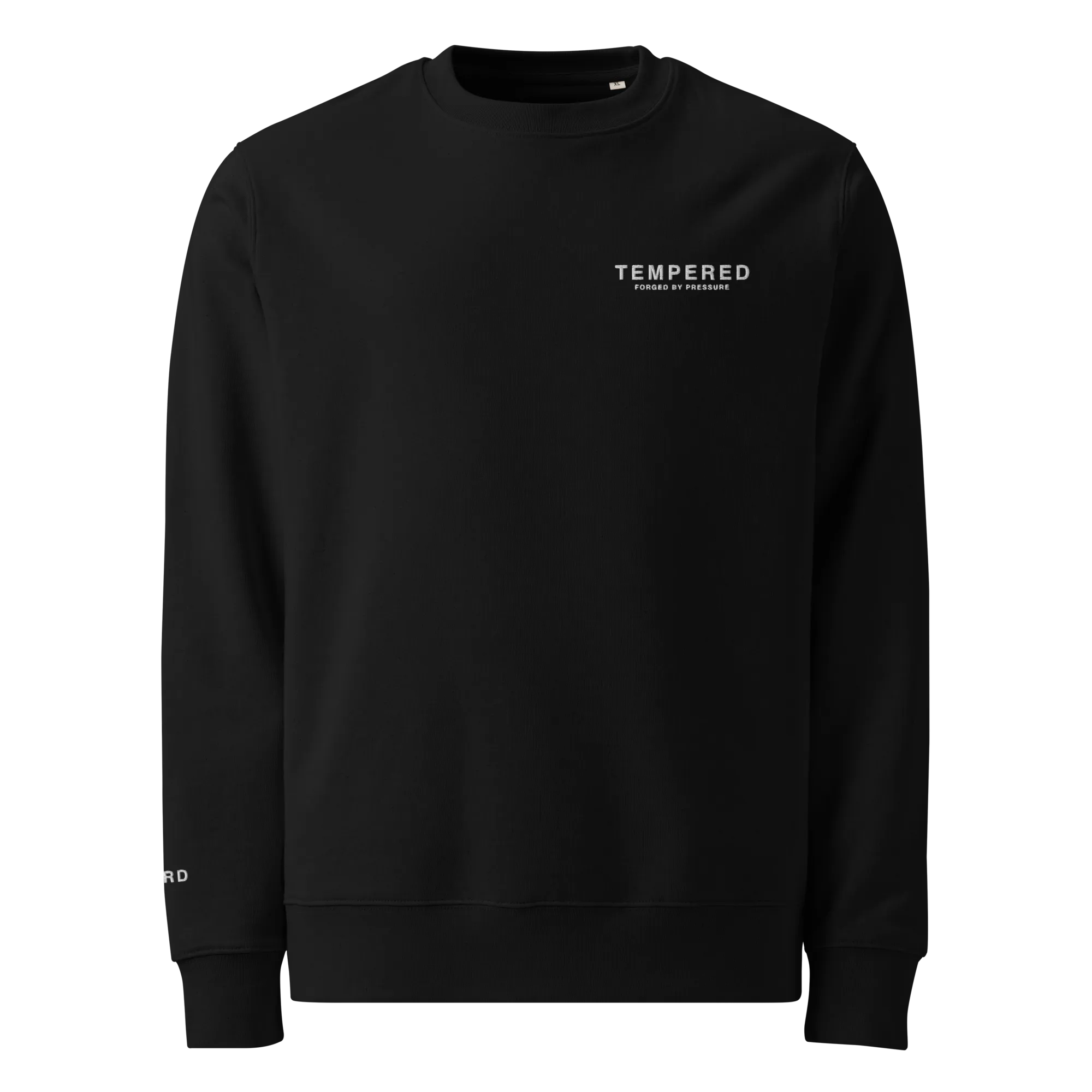 FORGED Sweatshirt in Black front