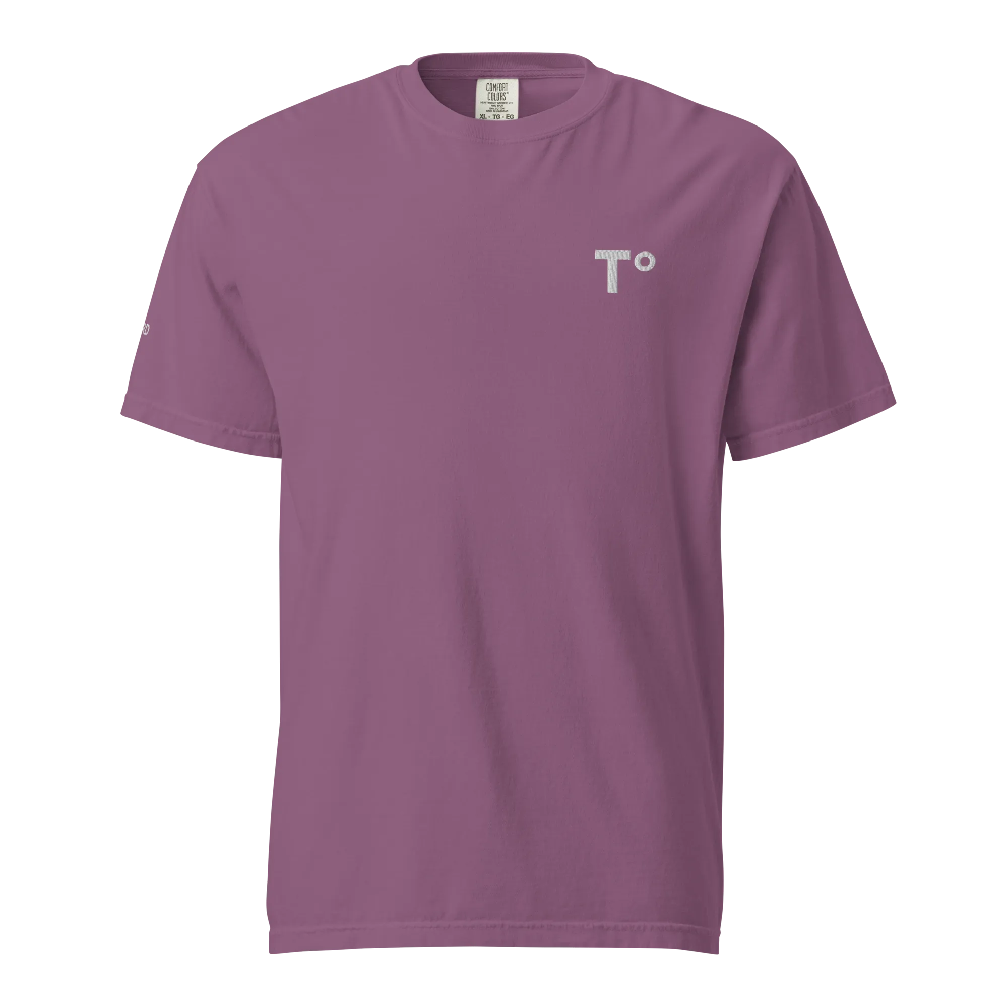 The Resolve Tee in Berry front