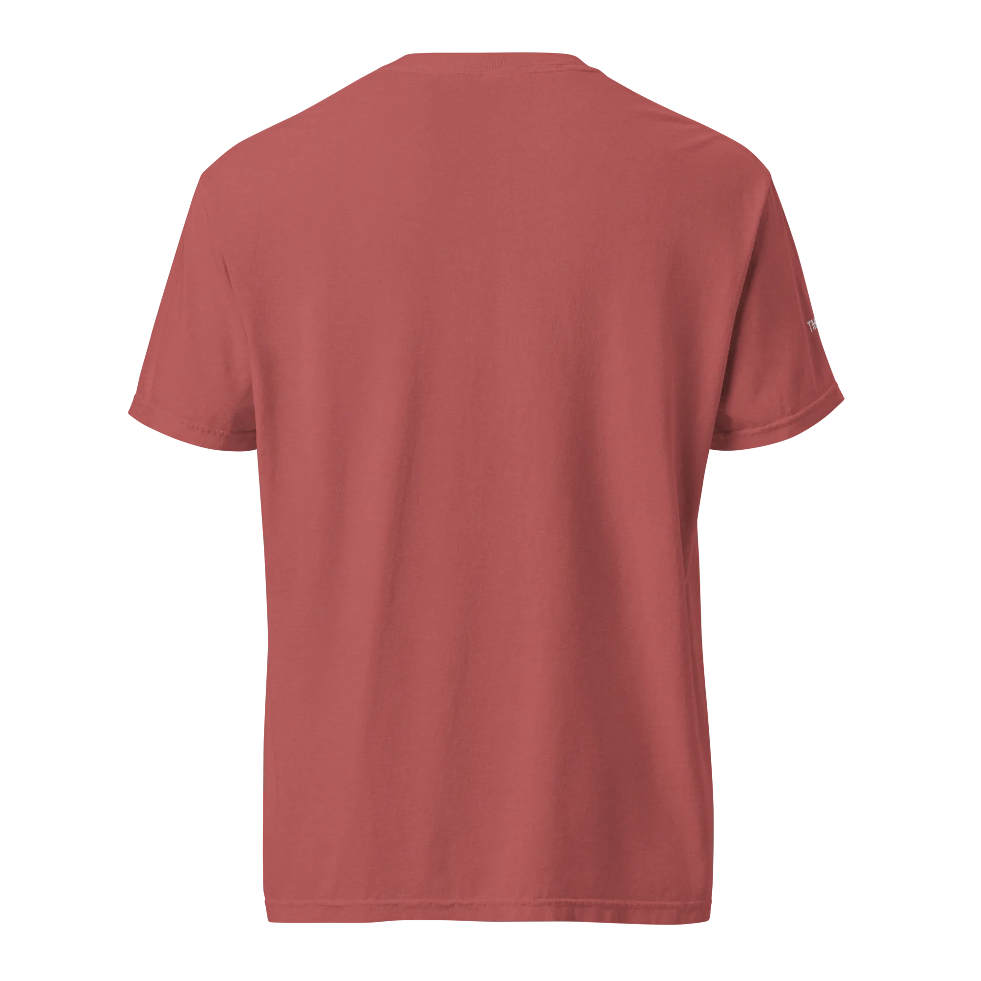 The Resolve Tee in Crimson back
