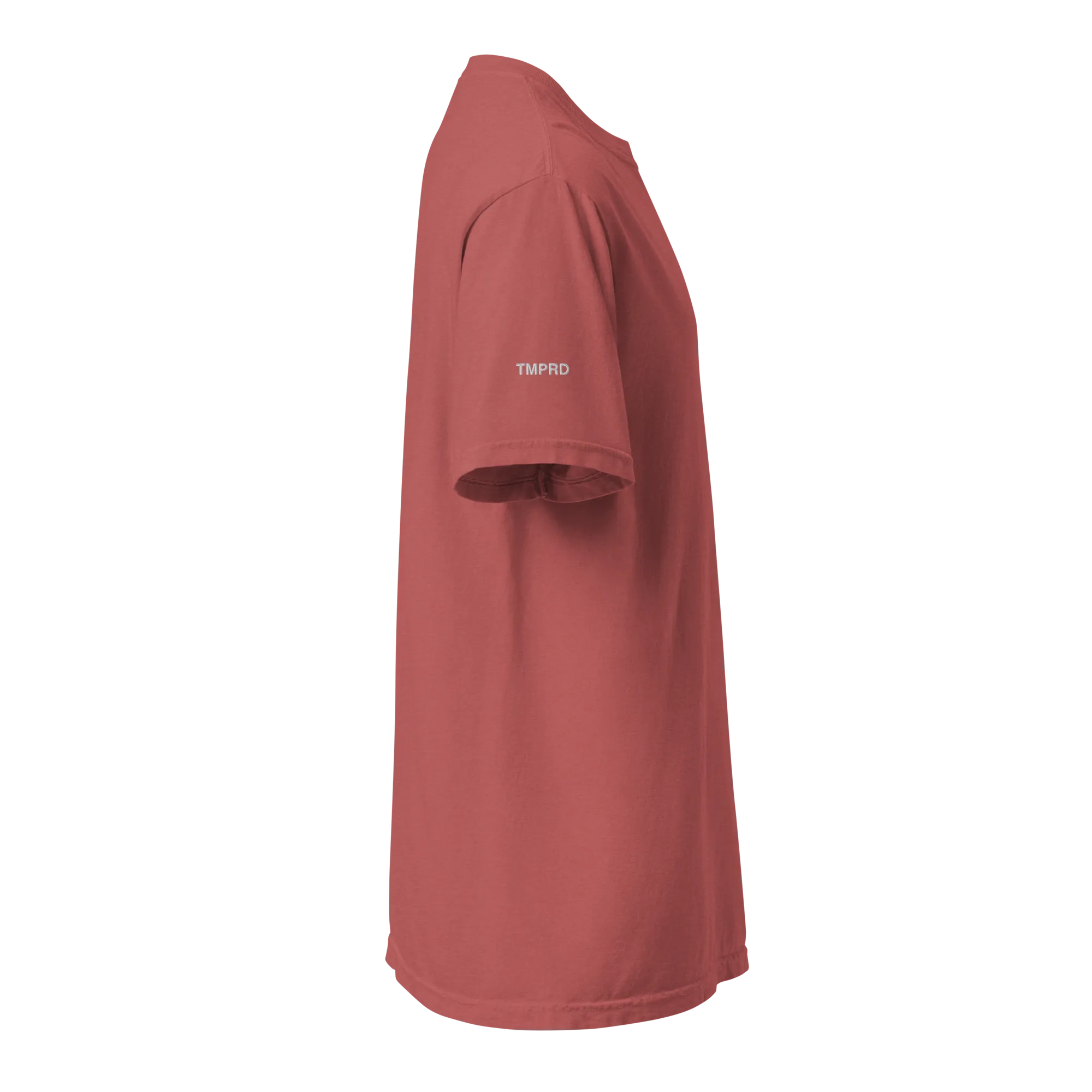 RESOLVE Tee in Crimson side view