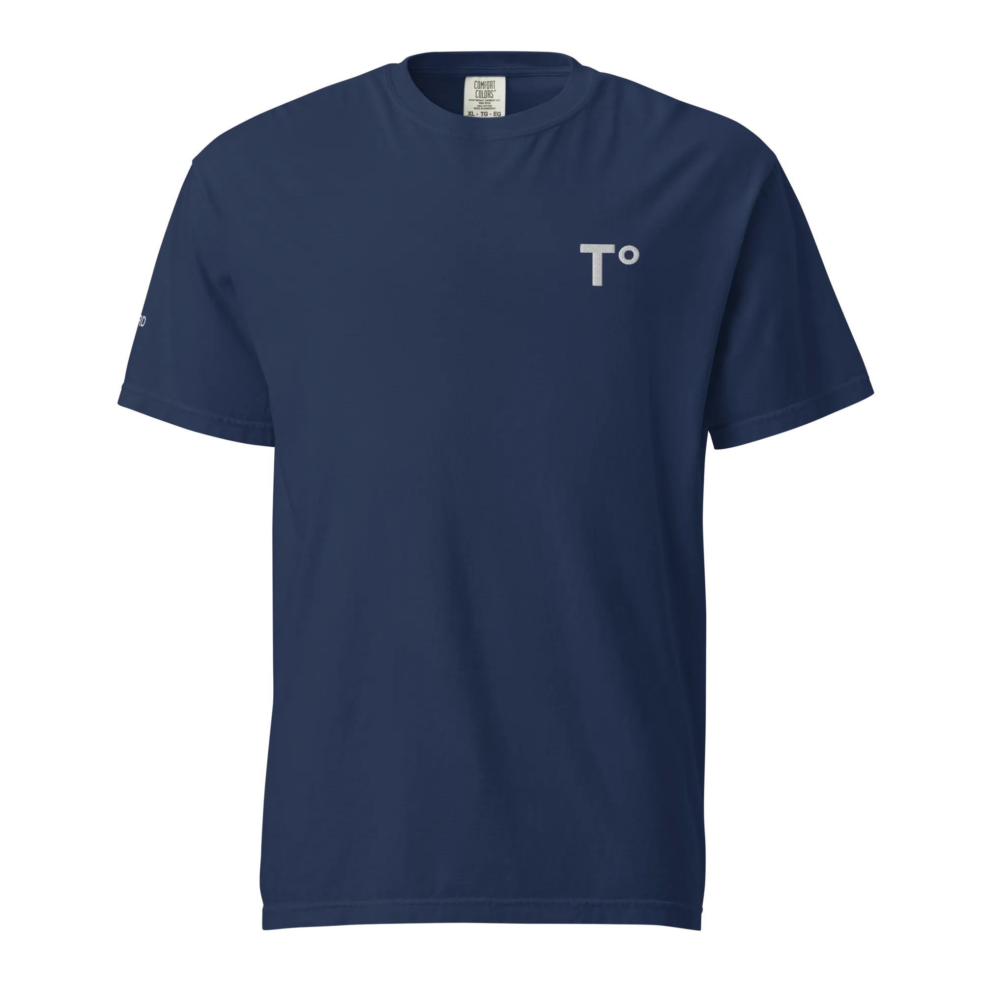 RESOLVE Tee in Navy front view