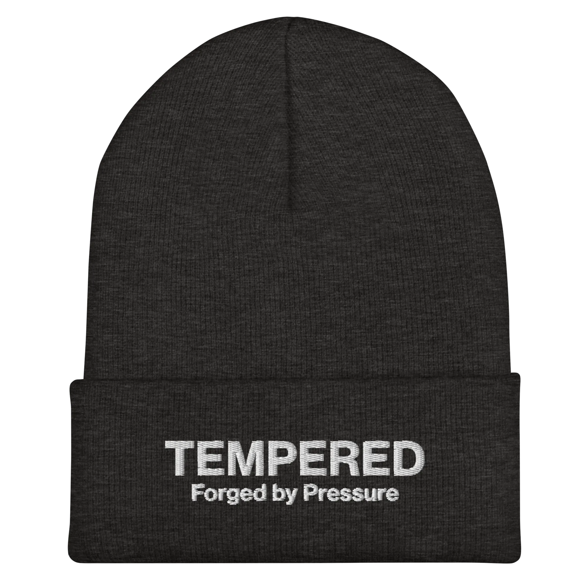 TMPRD Core Beanie in Dark Grey front