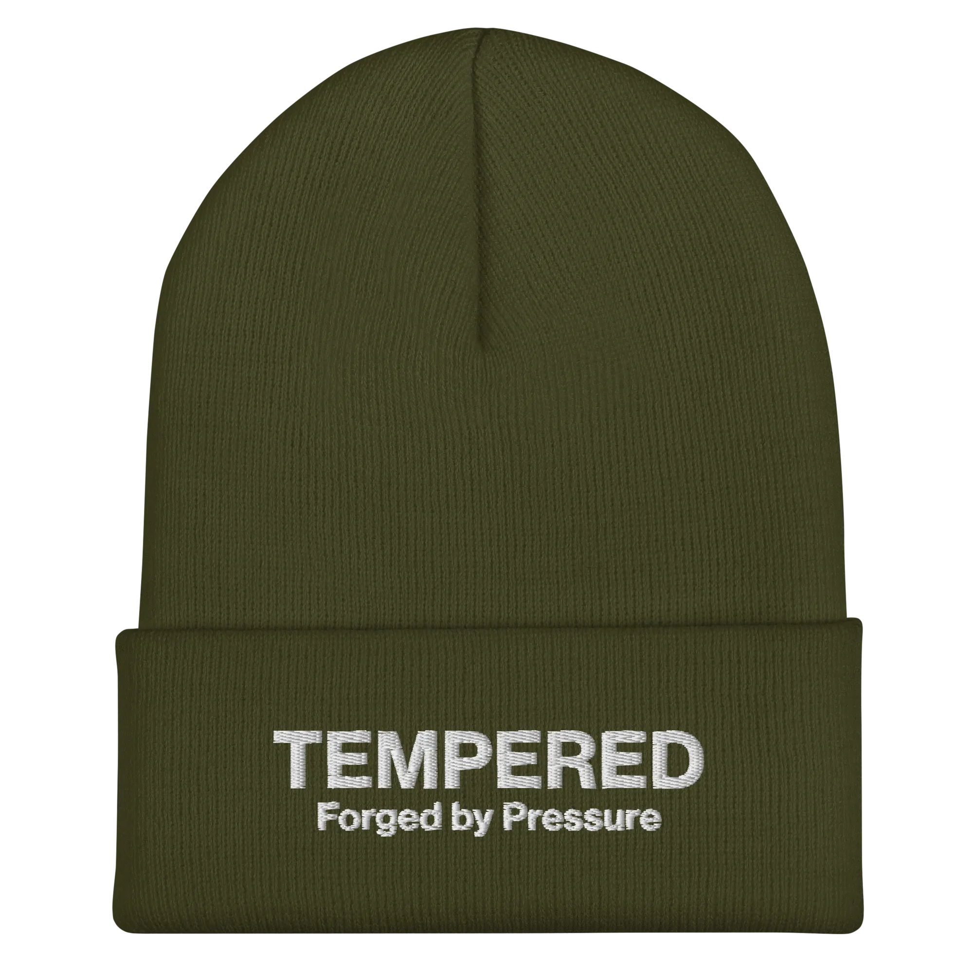 TMPRD Core Beanie in Olive front