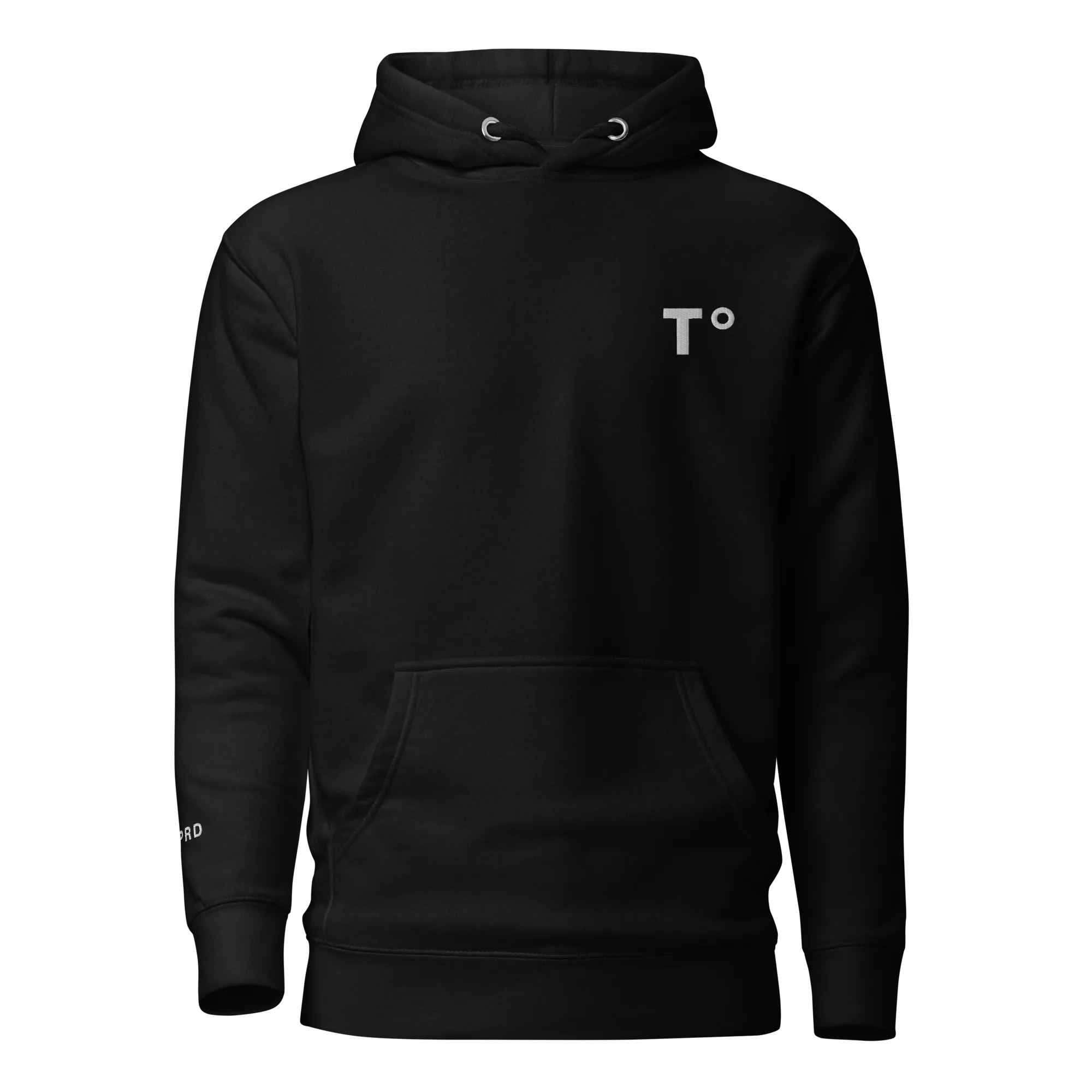 TMPRD CORE Hoodie in Black front view