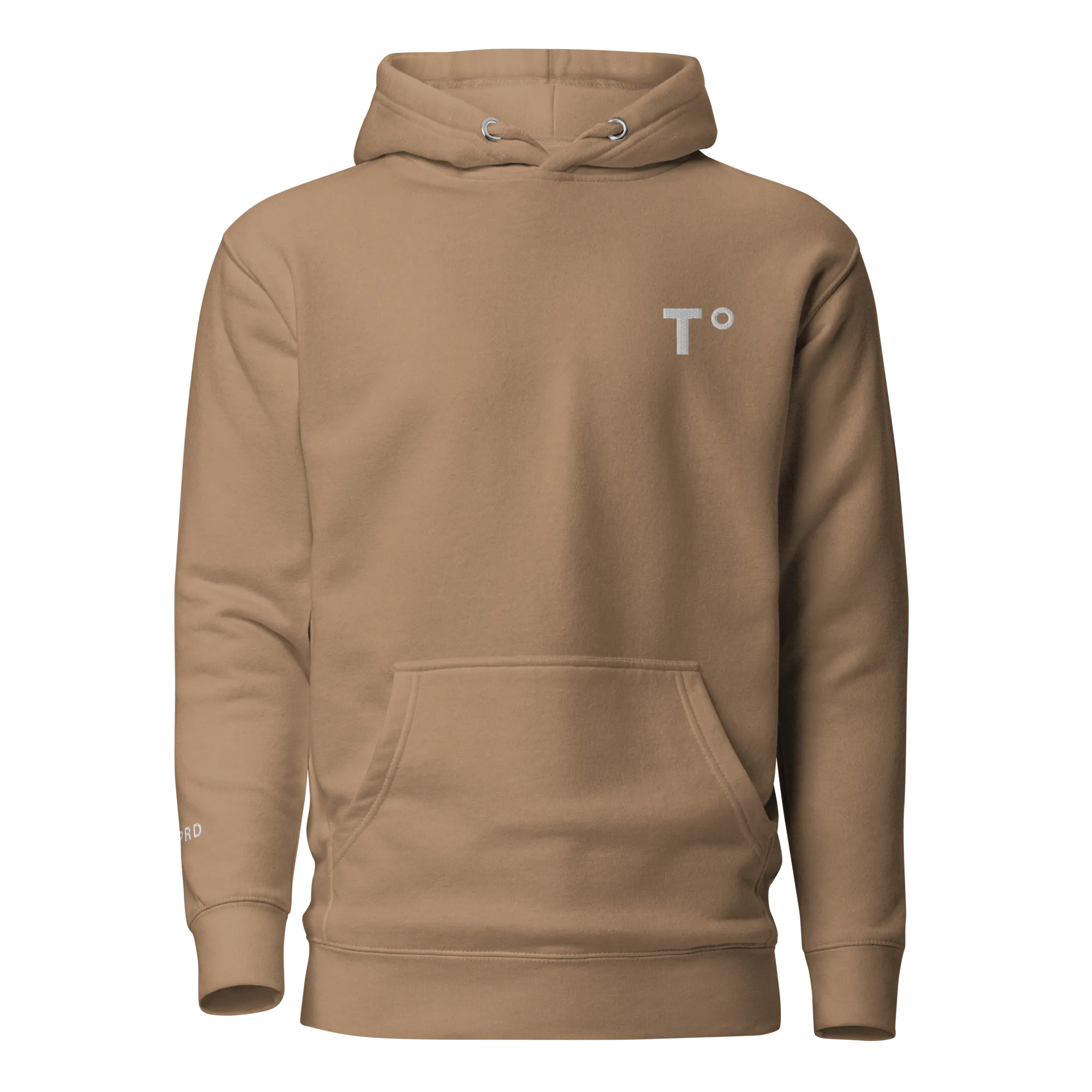 TMPRD CORE Hoodie in Latte front view